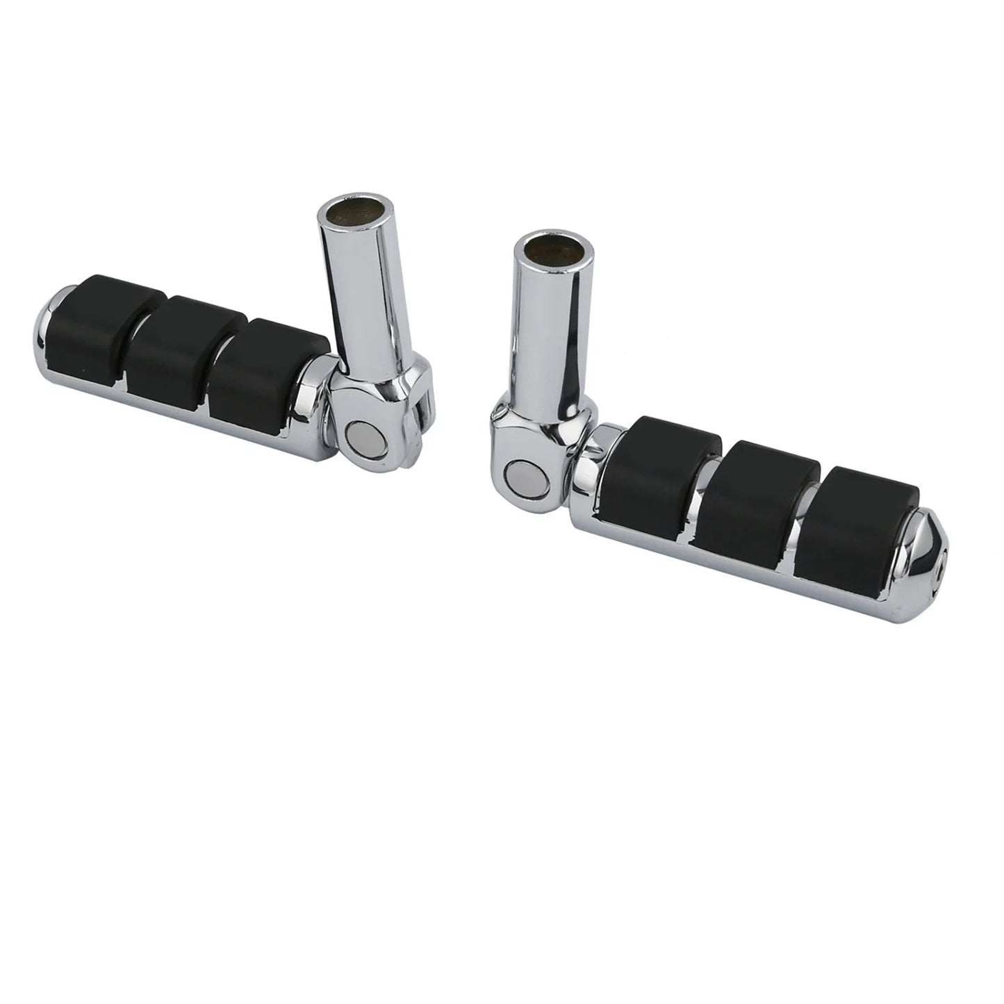 Slim Chrome Rear Foot Pegs Mount for Harley Softail Cross Bones (2008-2017)
