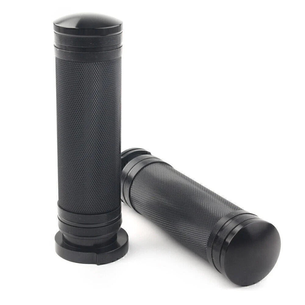 Black Handlebar Handgrip for Harley Sportster Dyna Softail Touring