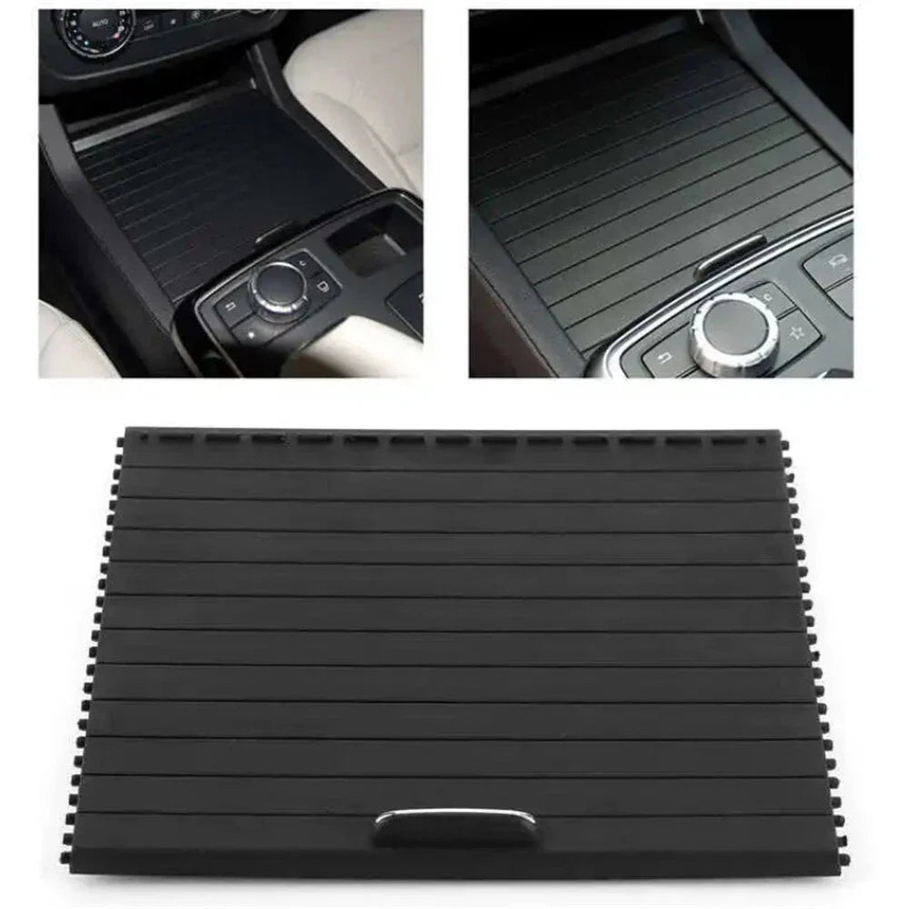 Cup Holder Roller Blind Cover for Mercedes Benz W166 ML GL (2012-2019)