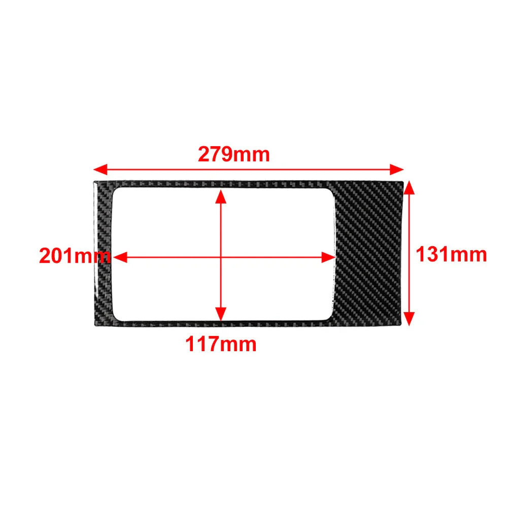 Carbon Fiber Armrest Storage Box Cover for Audi A3 S3 (2013-2020)
