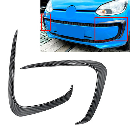 Front Bumper Side Splitters for Volkswagen UP (2011-2015) Carbon Look