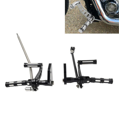 BLK Forward Controls Footpegs for Harley Dyna Low Rider (2000-2012)