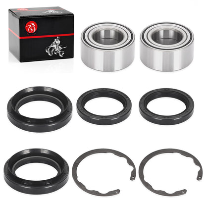 2Pcs Front Wheel Bearing & Seal Kit for Kawasaki Bayou Prairie (1990–2004)