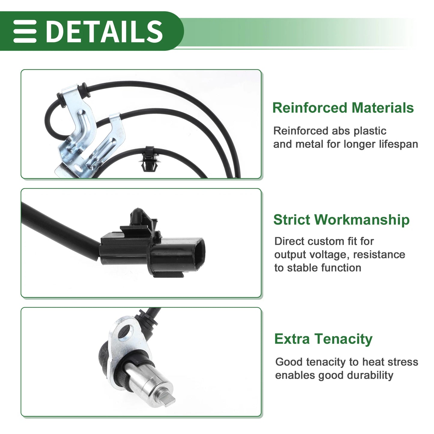 ABS Wheel Speed Sensor Set MR569286 for Mitsubishi Galant