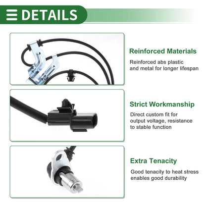 ABS Wheel Speed Sensor Set MR569286 for Mitsubishi Galant
