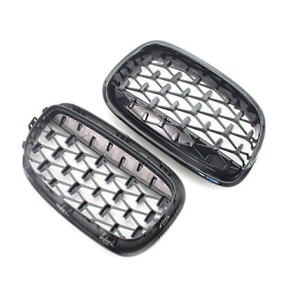 Gloss Black Front Kidney Grille for BMW 1 Series (2011-2014)