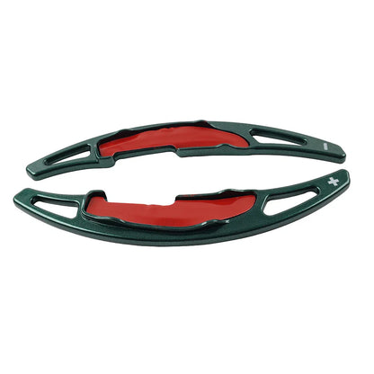 Green Steering Wheel Paddle Shifter Extensions for BMW M2 M3 M4 M5 M6 X5M X6M