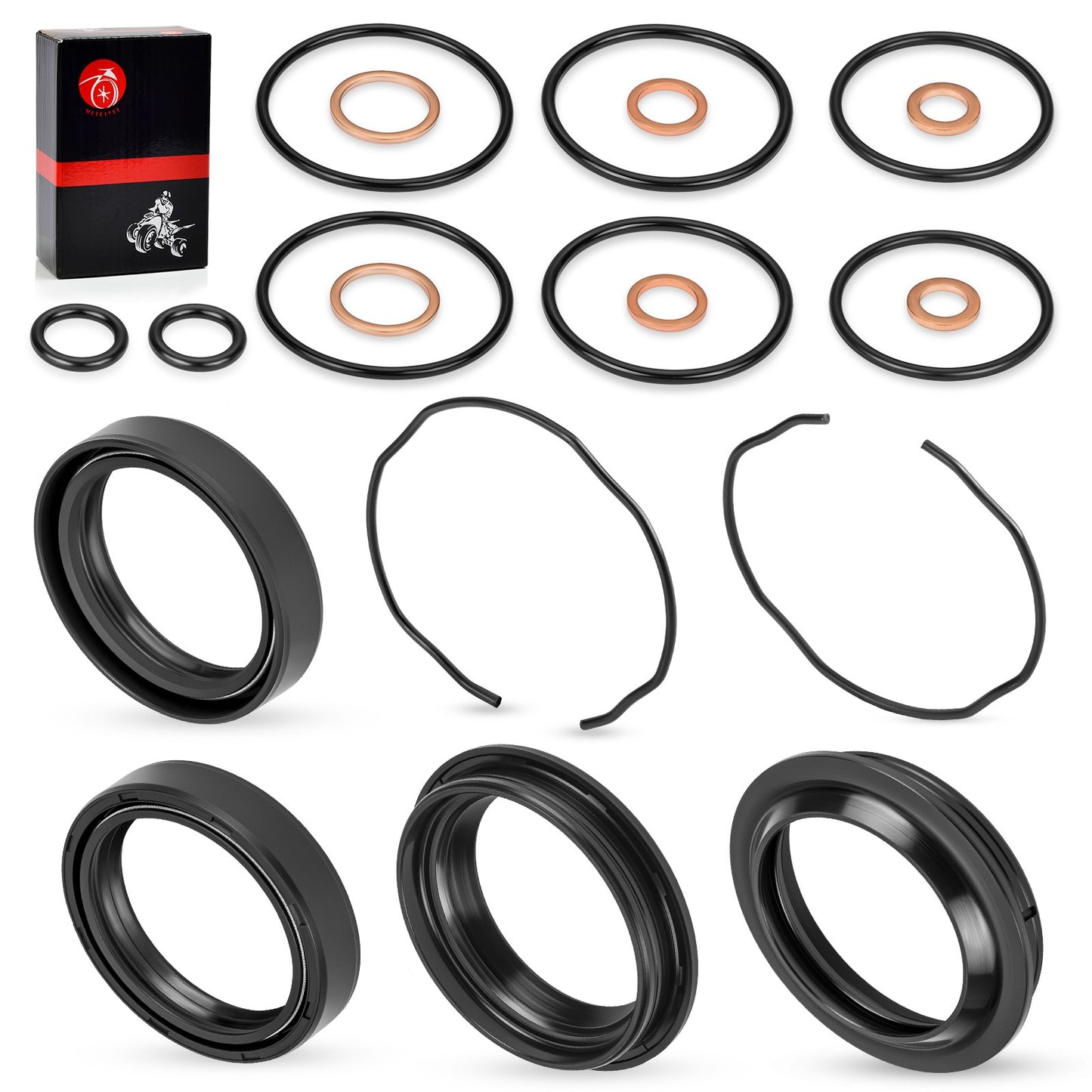 Fork Dust Oil Seal O-Ring Kit for Suzuki V-Strom 650 (2004–2011)