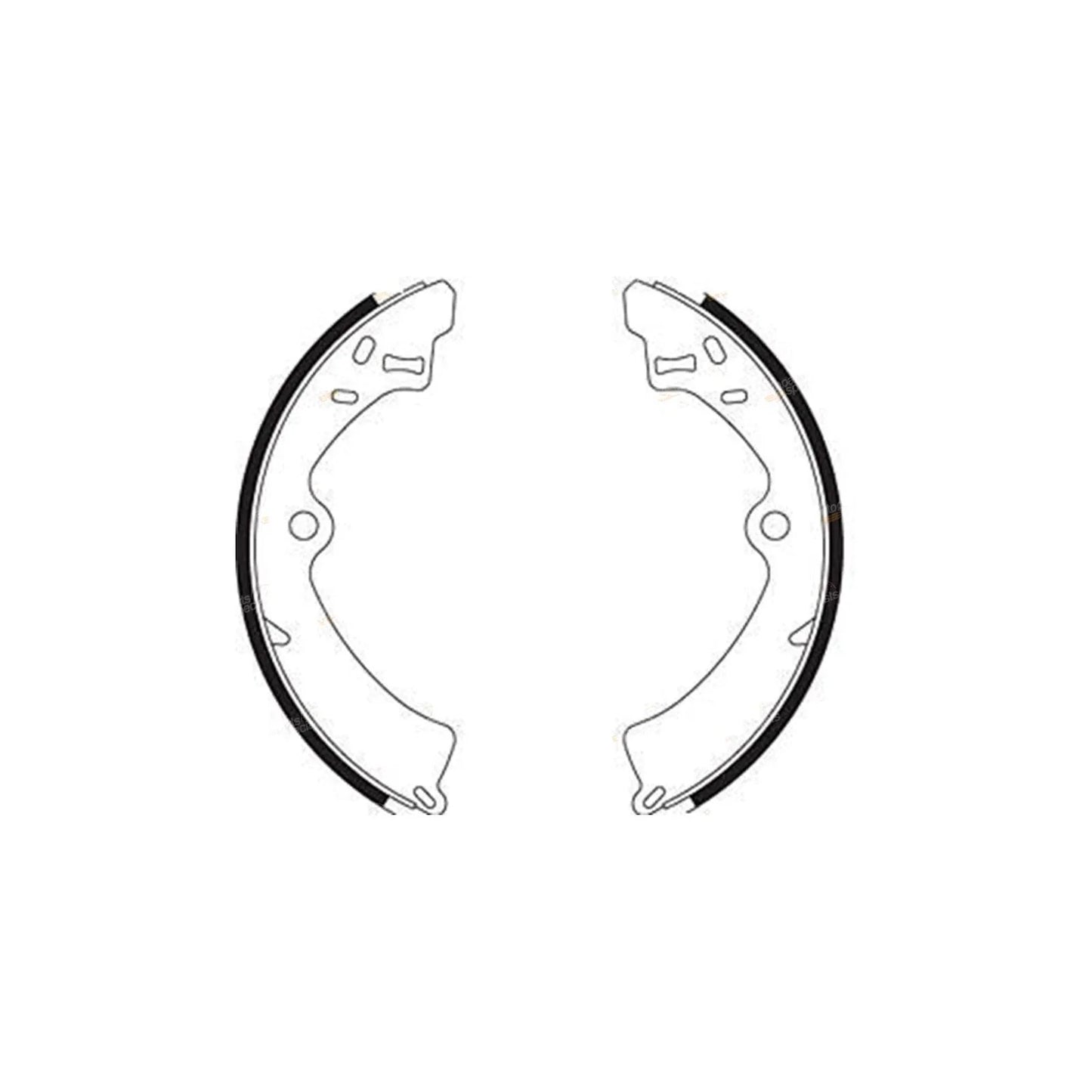 Brake Shoes Set for Suzuki Sierra MG410 SJ50 Narrow Track (1984 - 1987)