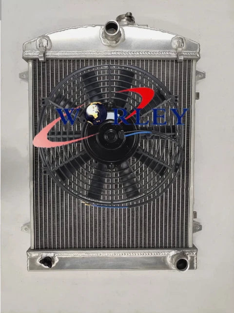4-Row Aluminum Radiator & Fan for Holden FJ FX (1948–1955)