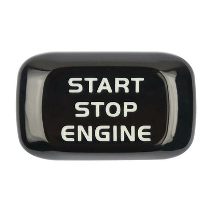 Engine Button Anti-corrosion Black Dirt-resistant for Car