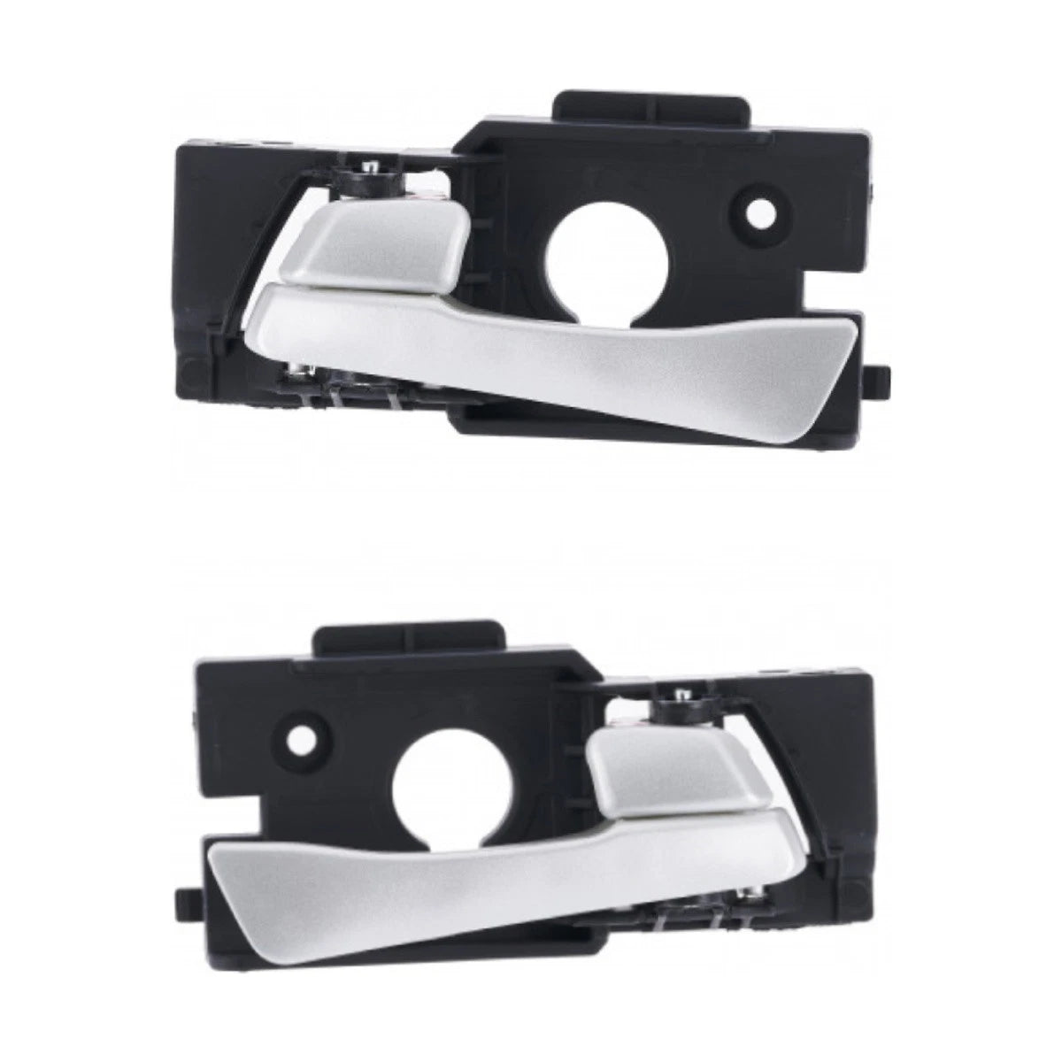 Set of 2 Silver Inner Door Handles for Hyundai Accent (2011–2019)