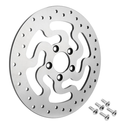 Rear Brake Disc Rotors & Bolts for Harley Touring Electra Road Glide