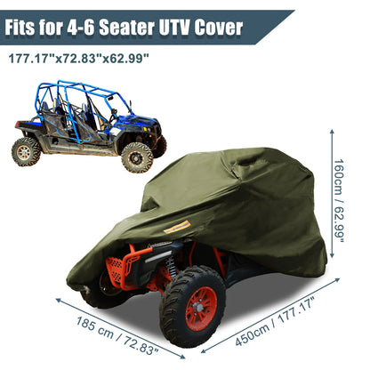 Waterproof UTV Cover for Kawasaki Can-Am 4-6 Seater (2010–2023)