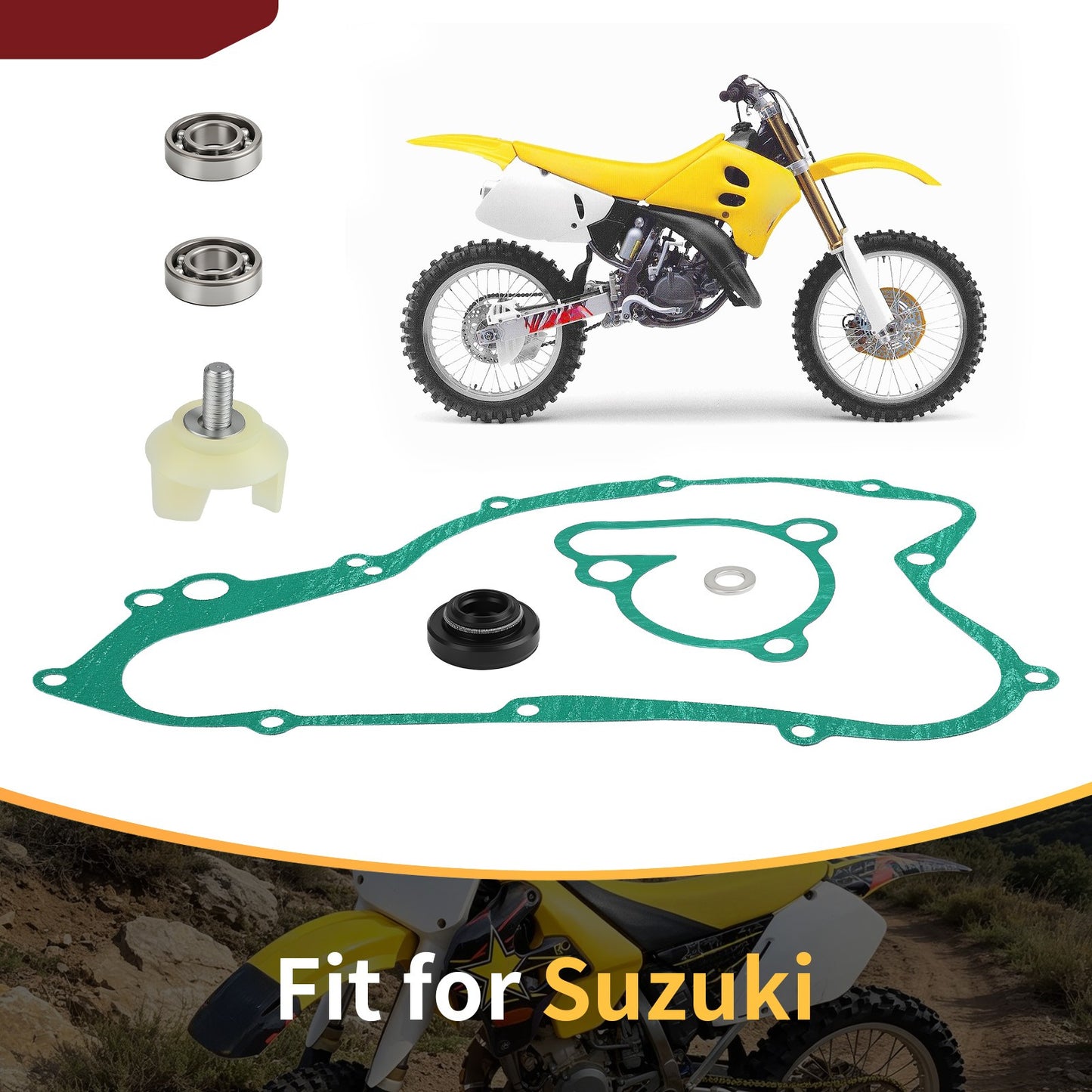 Water Pump Rebuild Kit for Suzuki RM125/S (1992–2000)