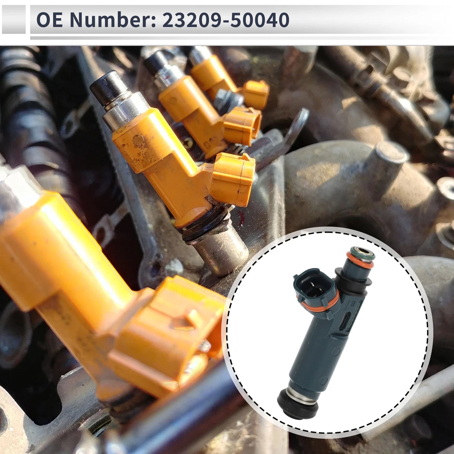 Fuel Injector No. 23209-50040 for Toyota Land Cruiser 4.7 (1998–2005)