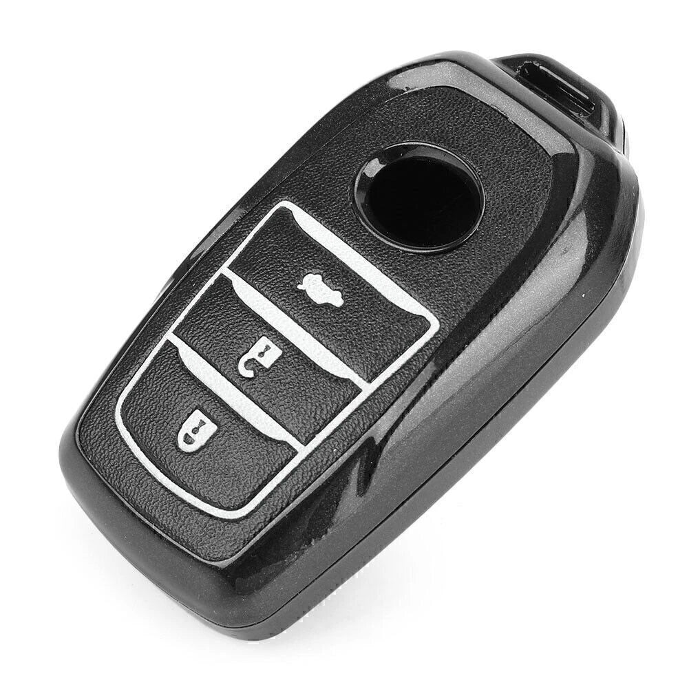 Remote Control Key Fob Shell Cover for Toyota RAV4, Corolla, Prado (2019–2023)