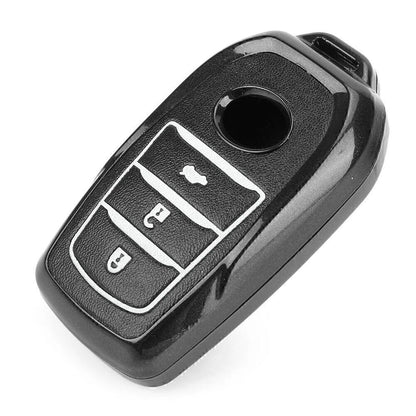 Remote Control Key Fob Shell Cover for Toyota RAV4, Corolla, Prado (2019–2023)