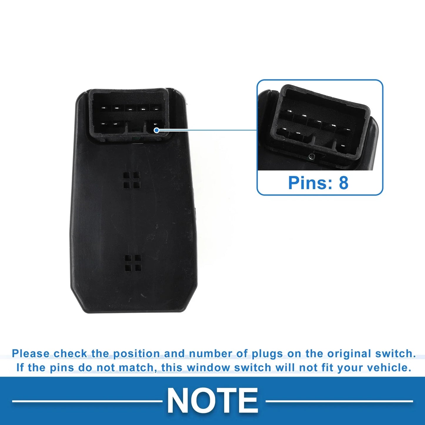 Power Window Switch for Chevrolet Epica 2005-2006 (2 x)
