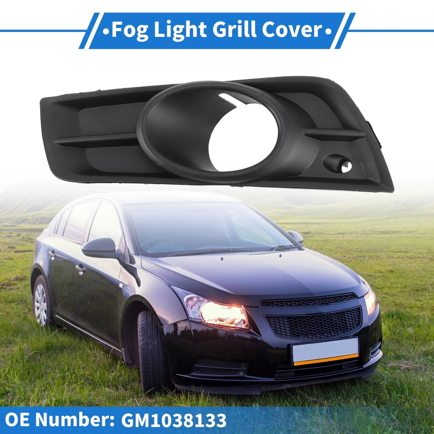 Front Left Fog Light Grill for Chevrolet Cruze (2011-2015)