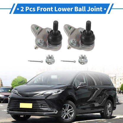 2X Front Lower Ball Joints for Toyota Prius (2010–2015) No.K500207/4333049185