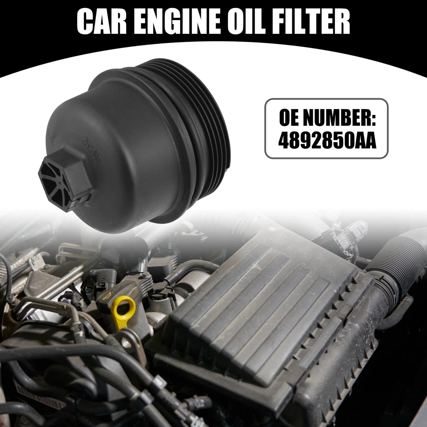 Engine Oil Filter Cap Cover for Dodge Dart (2012-2016)