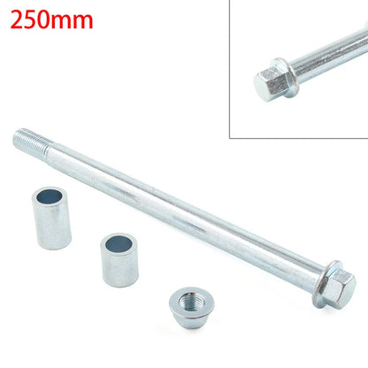 M15x250mm + 2 Spacers Axle for 125cc 140cc Quad Dirt Pit Bike