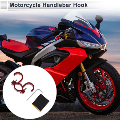 Set of 1 Arc Aluminum Alloy Motorcycle Hanging Hook for Universal Use
