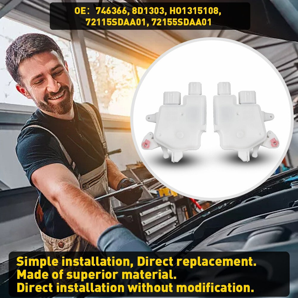 Set of 2 Door Lock Actuators for Honda Accord (2003–2007)