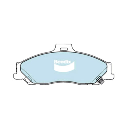 Set of 4 Bendix HD Front Disc Brake Pads for Ford Courier (1999–2006)
