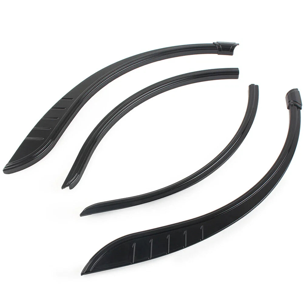 Black Rear Fender Flares Trim for Harley Tri-Glide Ultra (2014-2023)