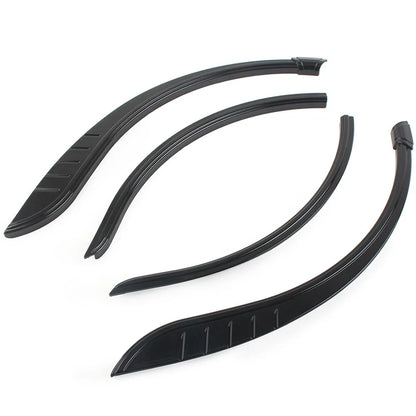 Black Rear Fender Flares Trim for Harley Tri-Glide Ultra (2014-2023)