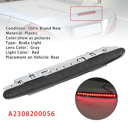 Rear Third Brake Light Lamp for Mercedes Benz SL55 SL550 R230 (2002–2012) Gray