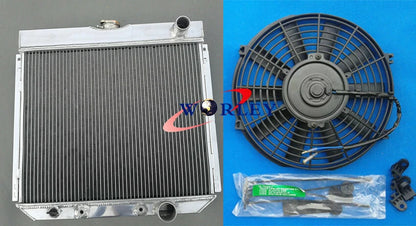 Aluminum Radiator with Fan for Ford Fairlane, Mustang (1963–1969)