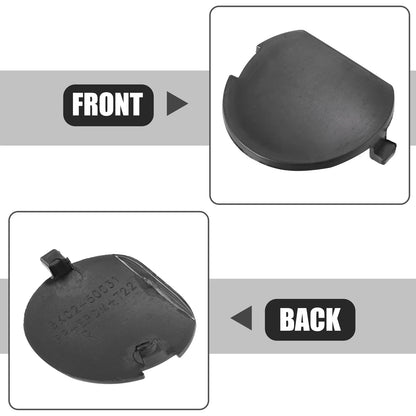 Tow Eye Hook Cover Cap for Mazda 3 Axela (2014–2016) Black 1pc
