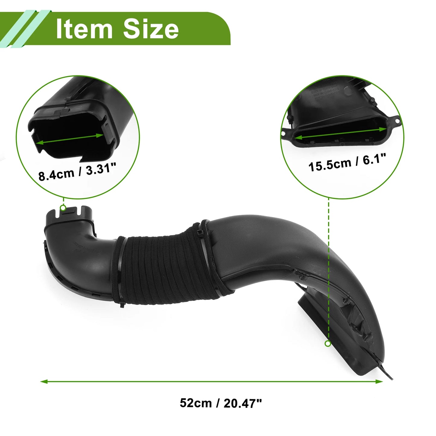 Car Engine Air Intake Hose Tube for Jaguar XF XJ (2011–2015) C2D36204