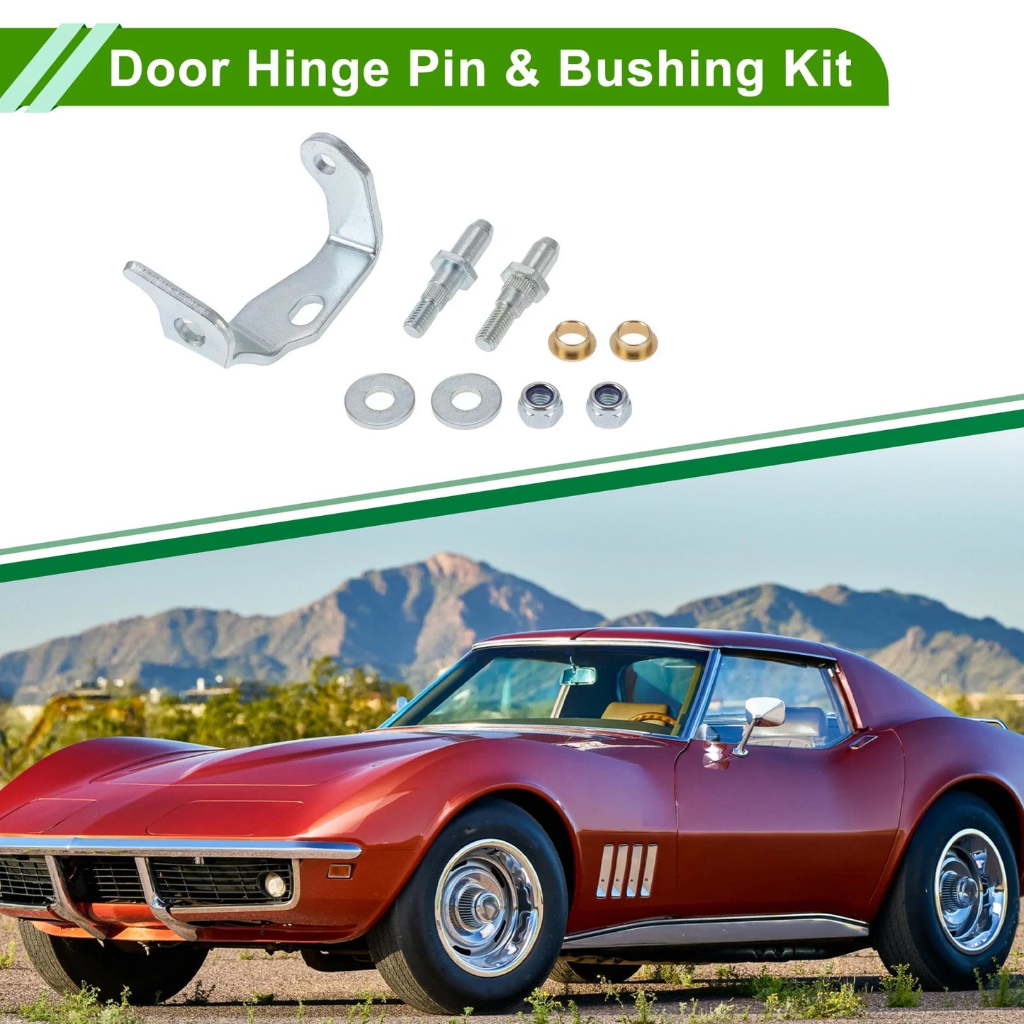 Door Hinge Pin & Bushing Kit for Cadillac Escalade & Chevrolet (2002-2023)