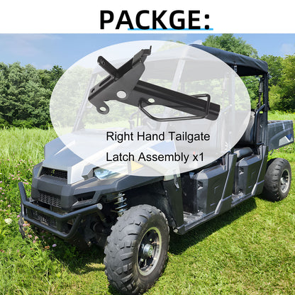 Right Hand Tailgate Latch for Polaris Ranger 400 500 570 800 (2010–2020)