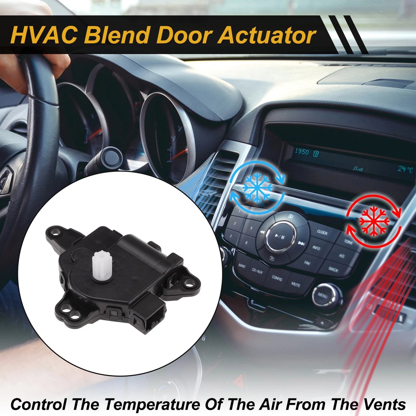 HVAC Heater Blend Door Actuator for Ford Ranger (2011–2020) No. 1718214