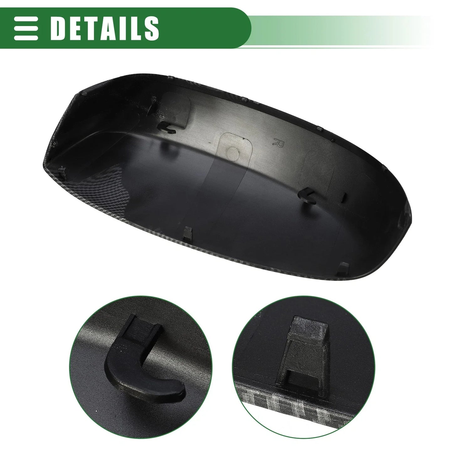 Left Right Rearview Mirror Covers for Chevrolet Silverado 1500 (2014-2023)