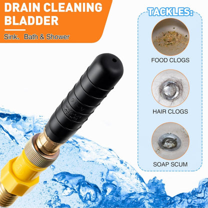 Drain Cleaning Bladder for 1" to 2" Drain Pipe