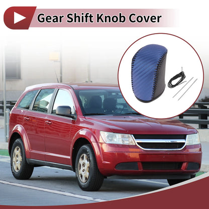 1 Pc Gear Shift Knob Cover for Dodge Journey (2011–2020) Black Blue