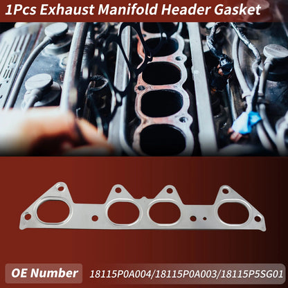 1 Pc Exhaust Manifold Header Gasket for Honda Accord (1994–2002) No. 18115P0A004