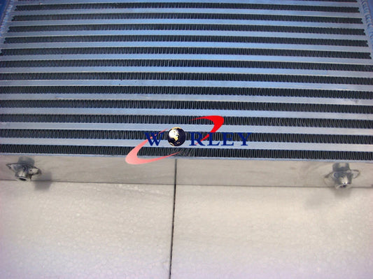 Universal Aluminum Turbo Intercooler 450mm x 300mm x 70mm 76mm Inlet