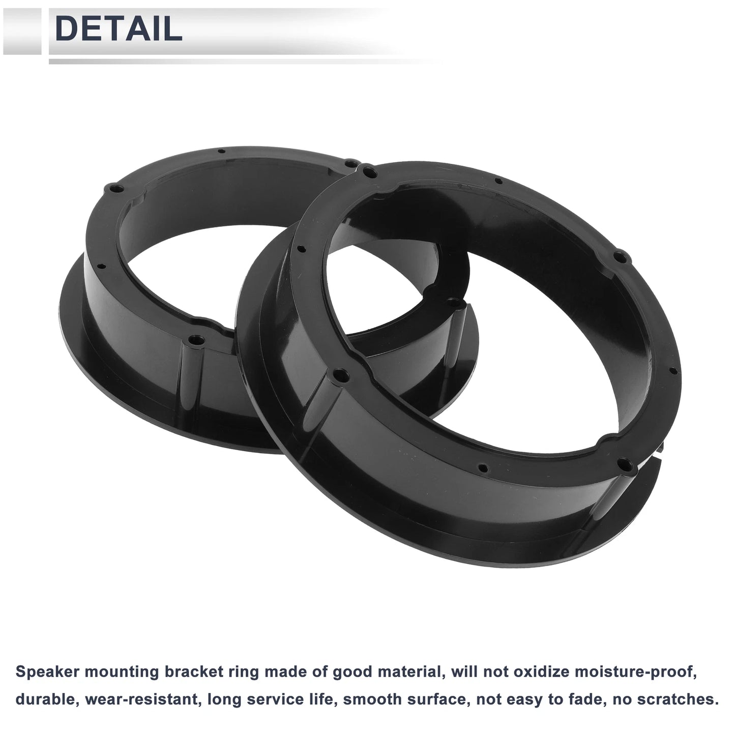 Set of 2 Speaker Spacer Rings for VW Golf (6.5")