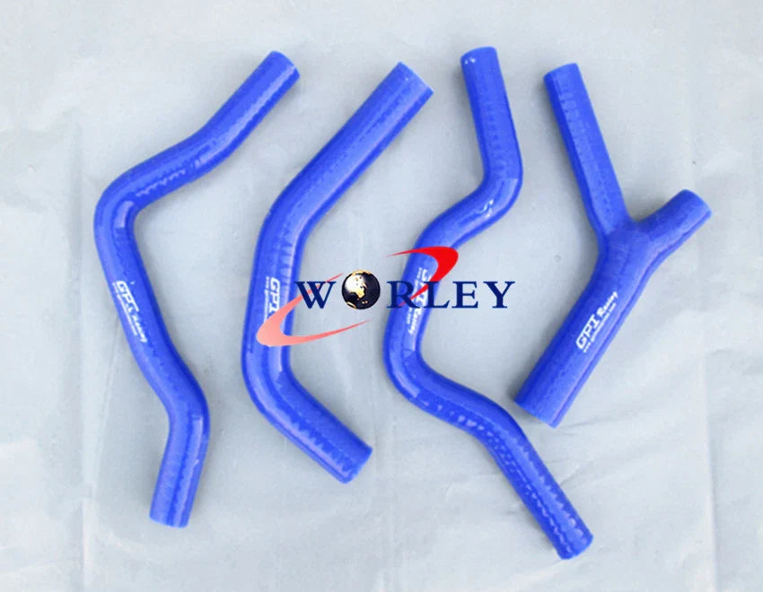 Silicone Radiator Hoses BLUE for Honda CR500 CR500R (1985-1988)