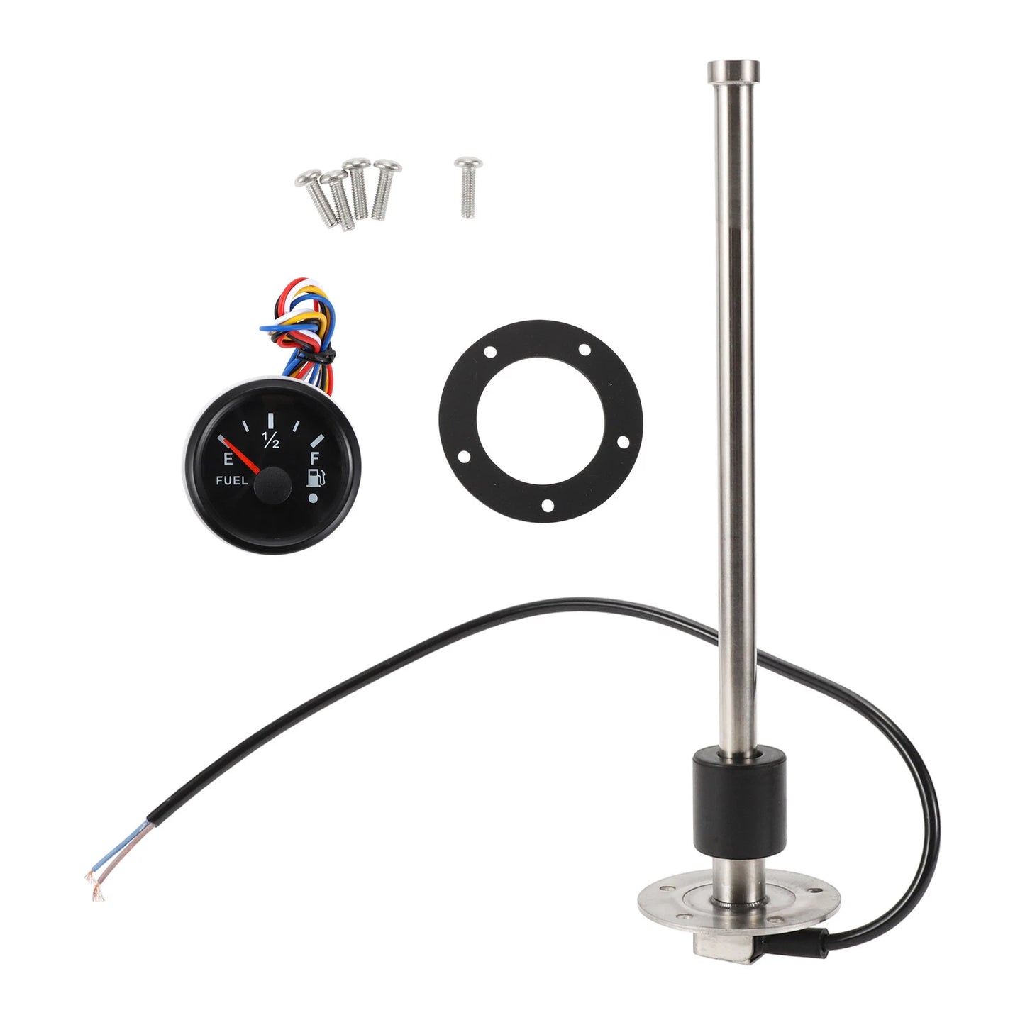 Fuel Sending Unit and Gauge Kit 240-33 Ohm for Boat Car Vehicle (290mm)
