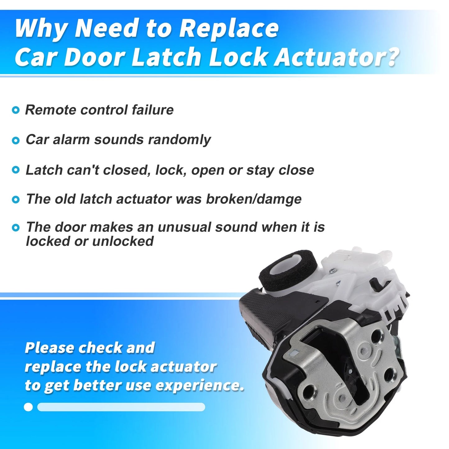 Rear Left Power Door Lock Actuator 72650TLAA01 for Honda CRV (2017–2022)