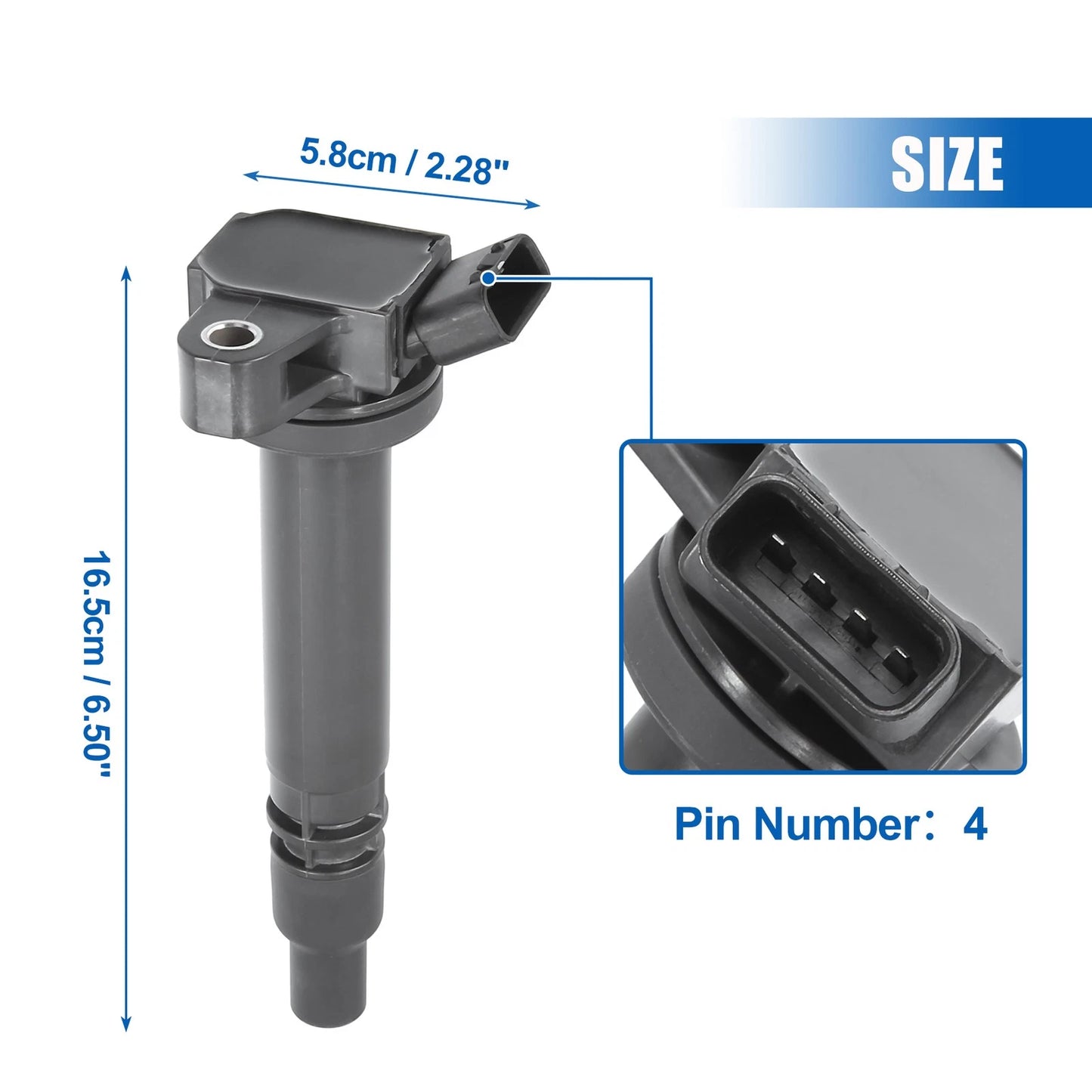 Ignition Coil No. 9091902238 for Toyota Celica (2000–2005) Rubber