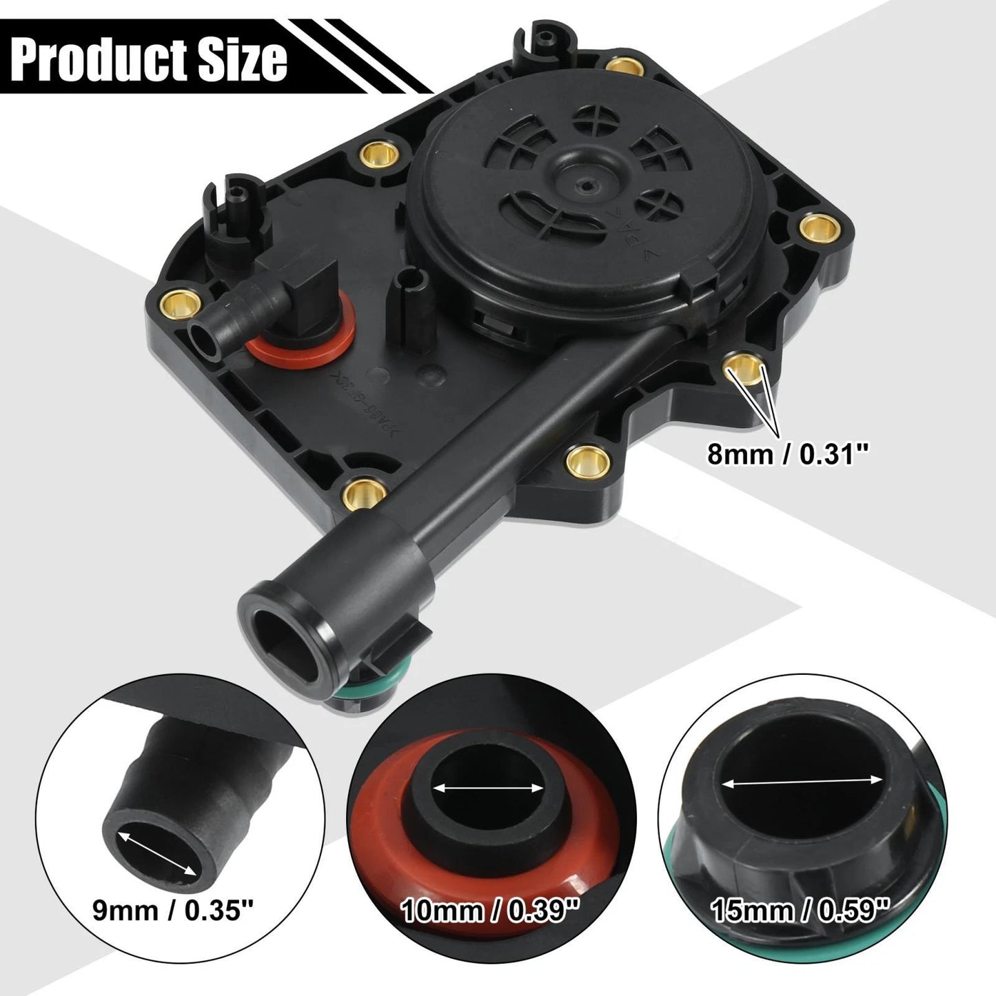 PVC Engine Crankcase Vent Valve for BMW 740i 530i 740iL (1993–1995) 11617501562